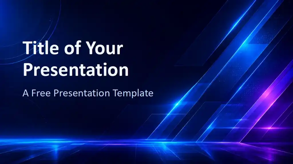 Neon Tech Template