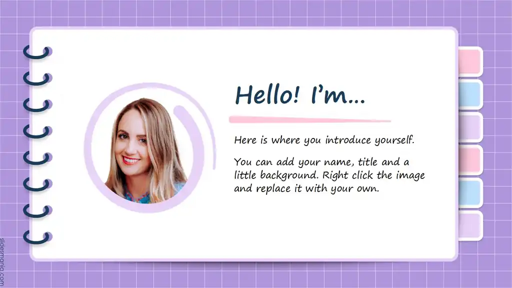 Pastel Notebook free presentation ppt, Canva template and Google Slides theme.