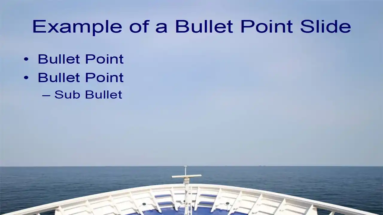 Plain sailing PowerPoint template
