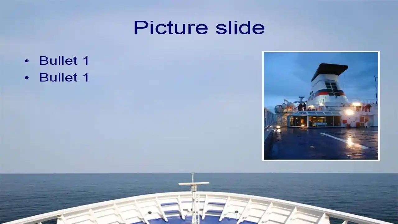 Plain sailing PowerPoint template