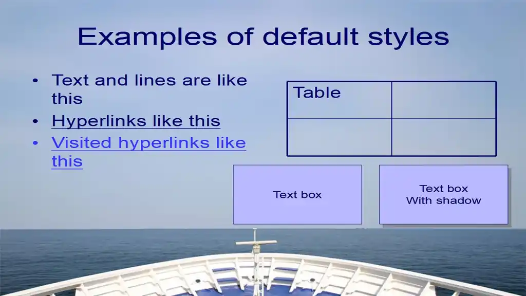 Plain sailing PowerPoint template