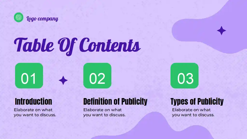 Publicity And Public Relations Slides
