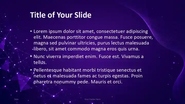 Purple Network Template
