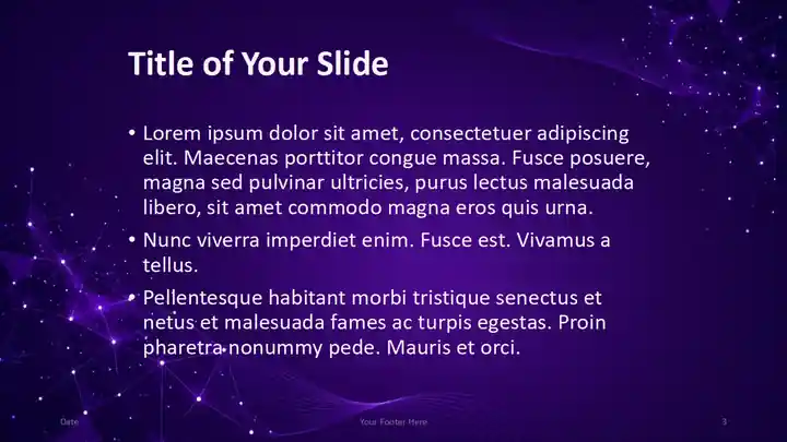 Purple Network Template