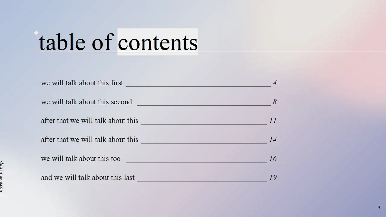 Quinn, minimalist and elegant slides.