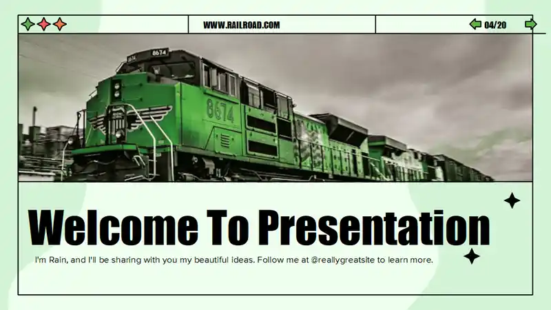 Railroad Minitheme Slides