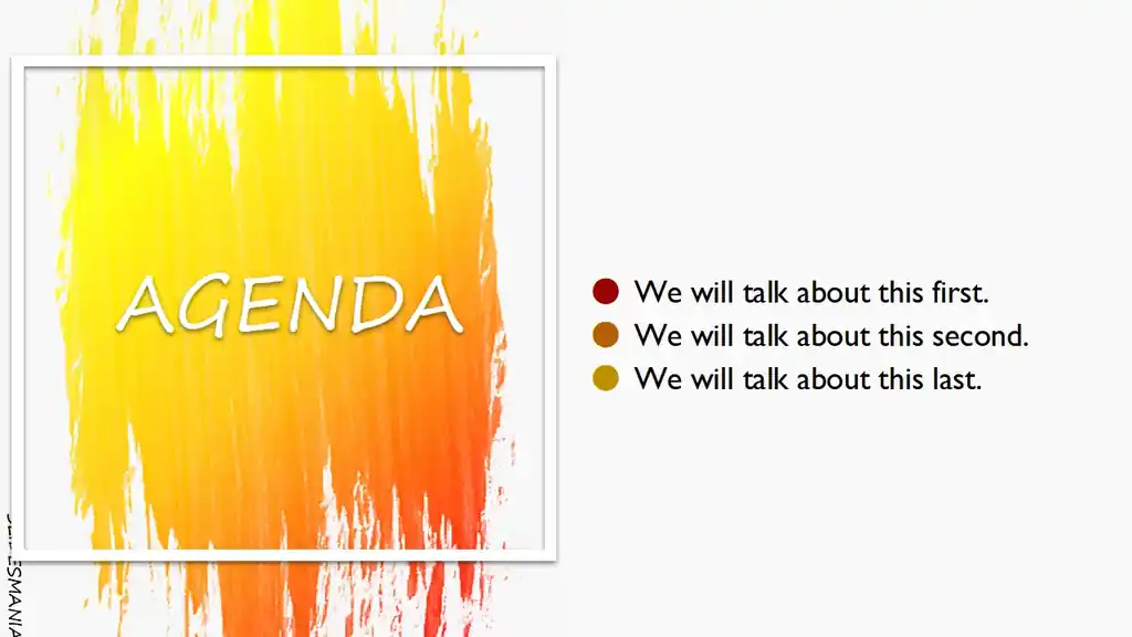 Rainbow-Brush Free template for Google Slides or PowerPoint presentations