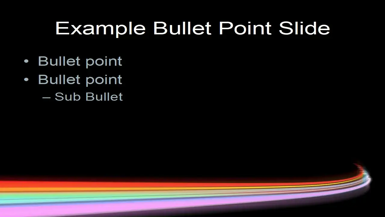 Rainbow Motion Blur Template