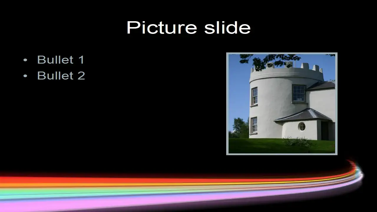 Rainbow Motion Blur Template