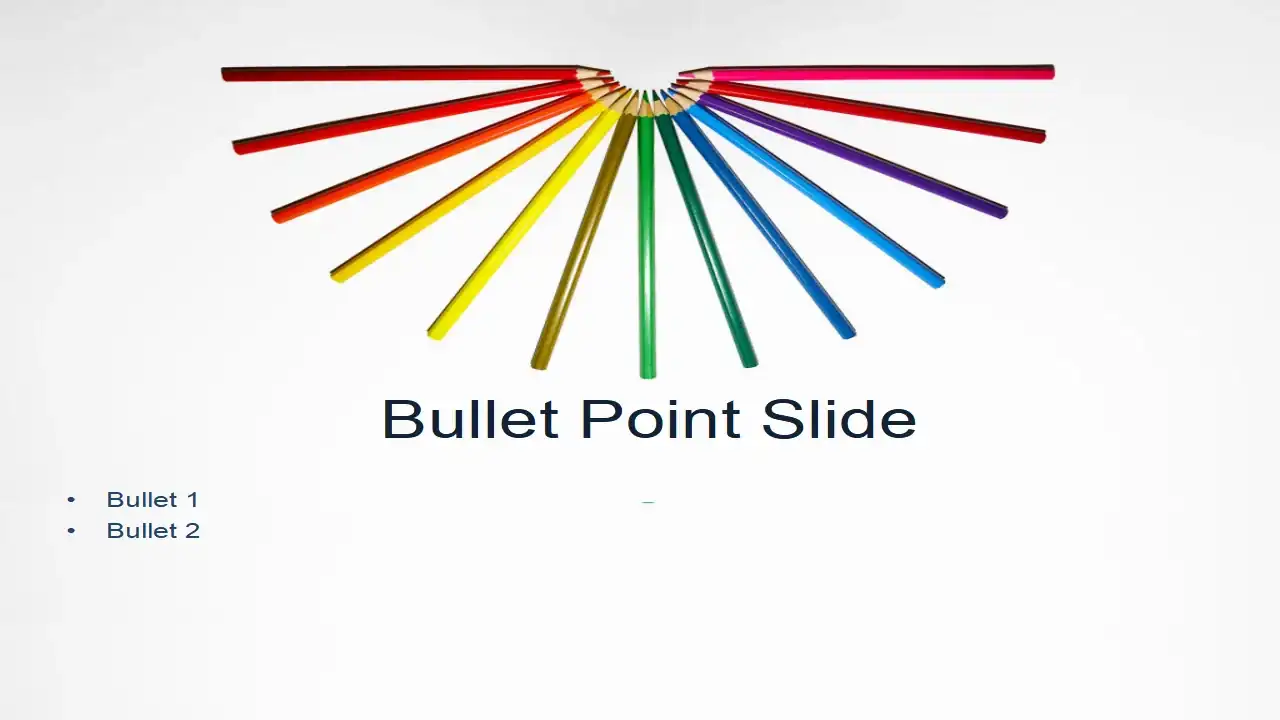 Rainbow Pencils Template