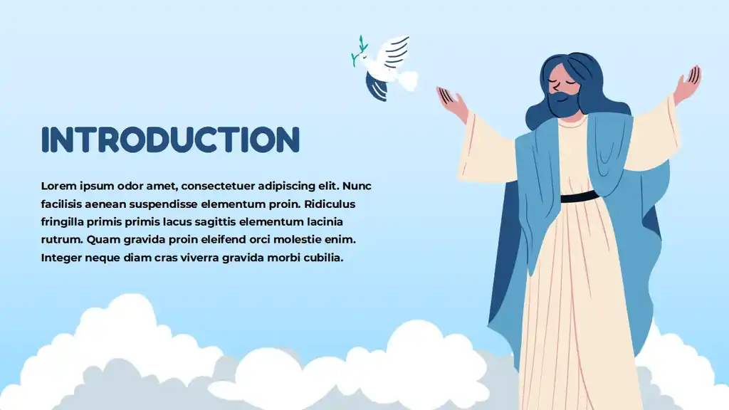 Religion Subject for Pre-K Learn about Jesus Slides