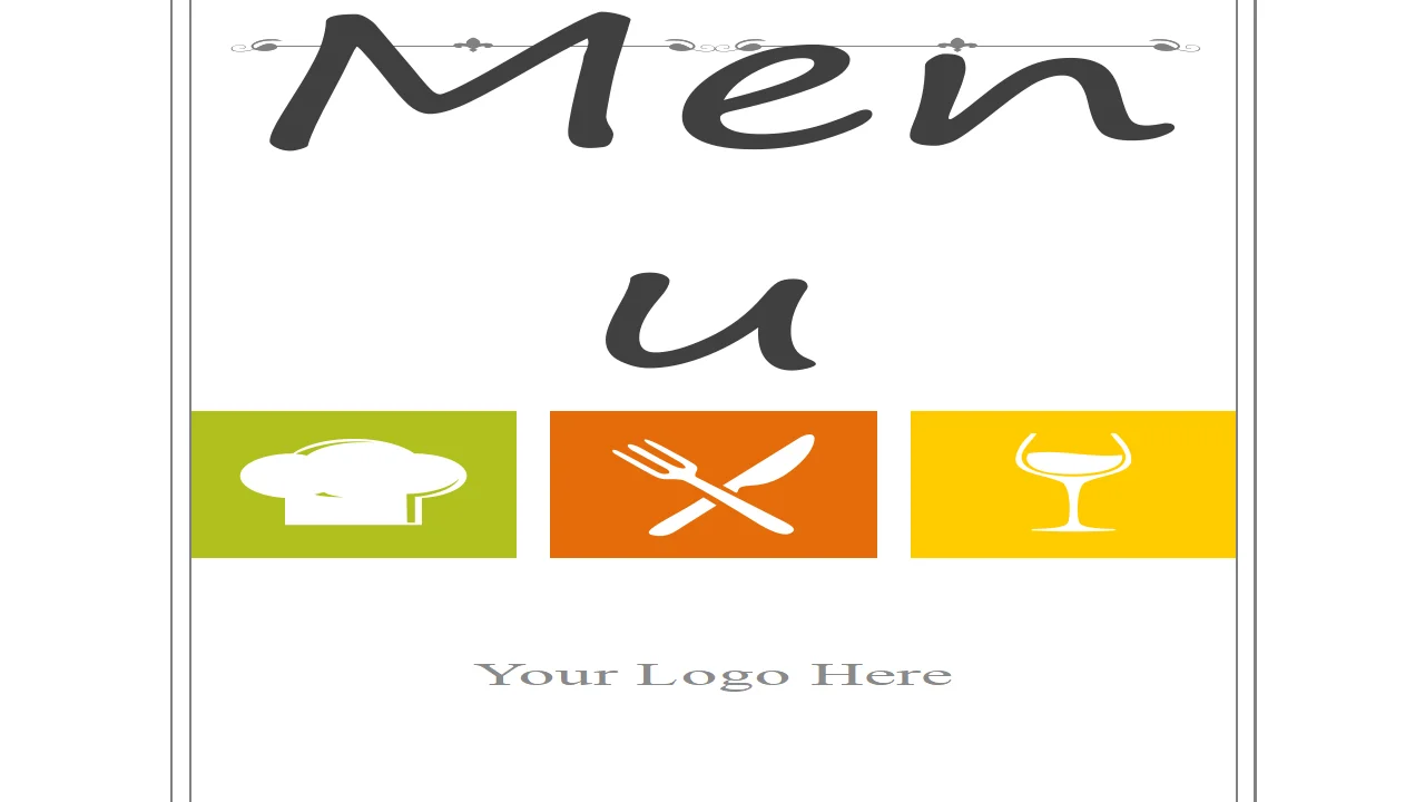 Restaurant Menu PowerPoint Template