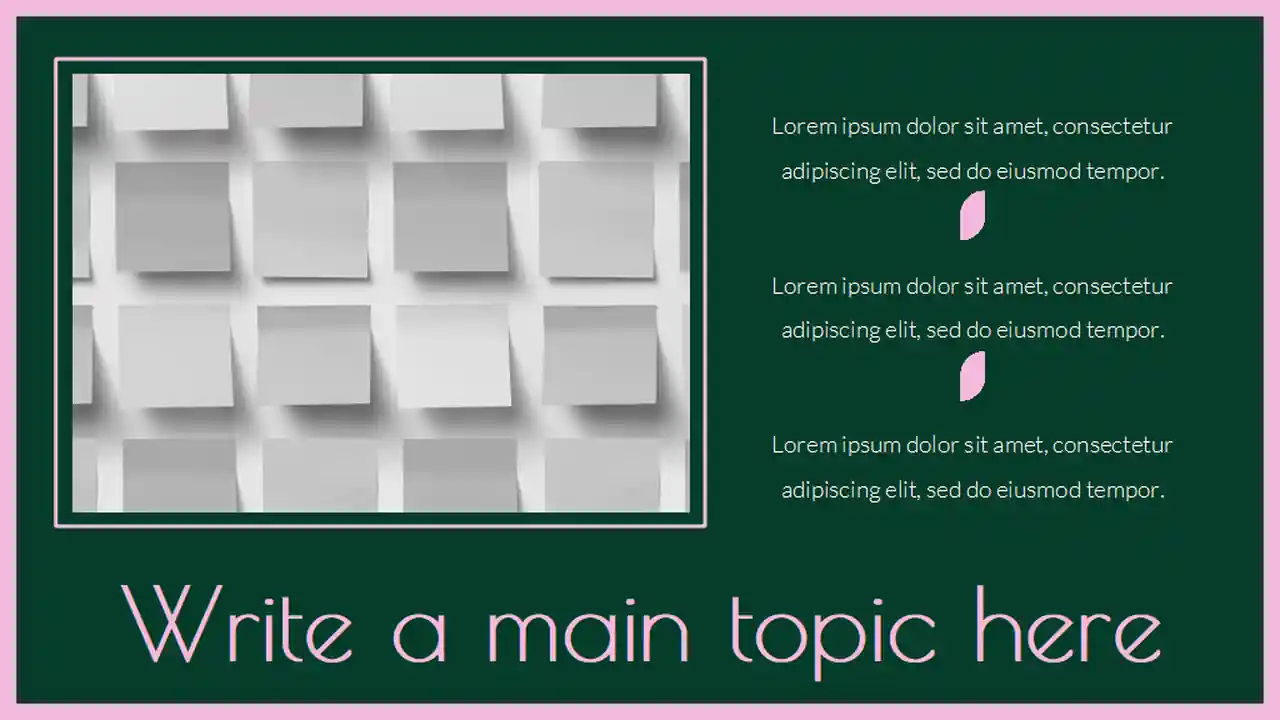 Simple Geometric Brainstorm Slides