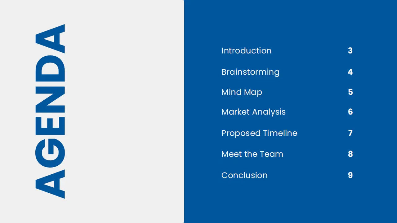 Simple Professional Brainstorm Presentation