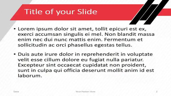 Stripes Template for PowerPoint and Google Slides