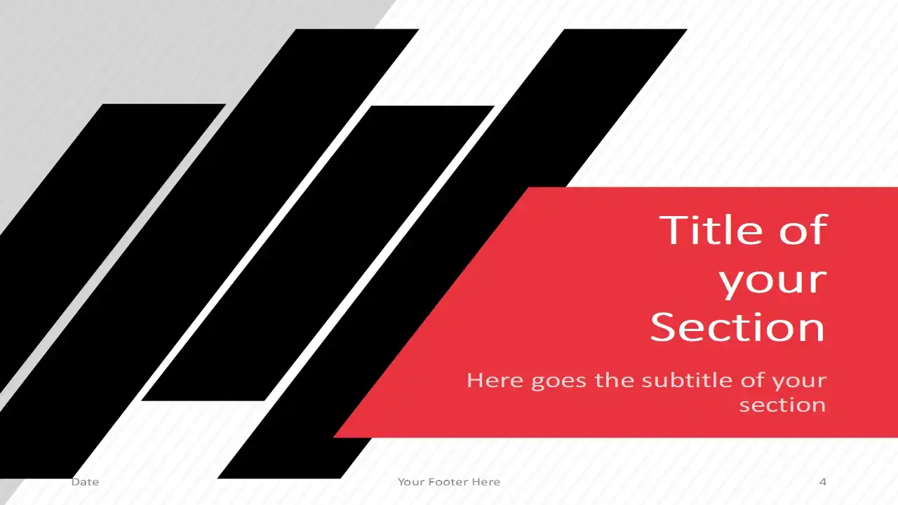 Stripes Template for PowerPoint and Google Slides