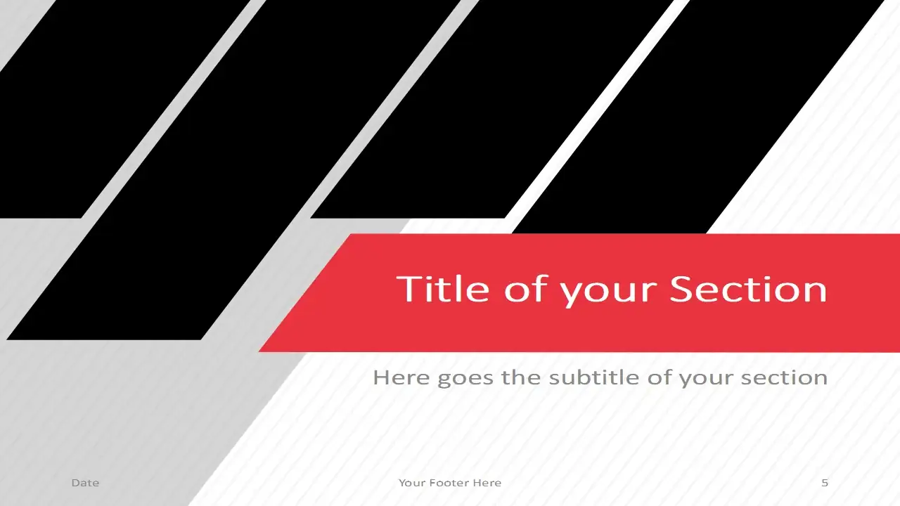 Stripes Template for PowerPoint and Google Slides