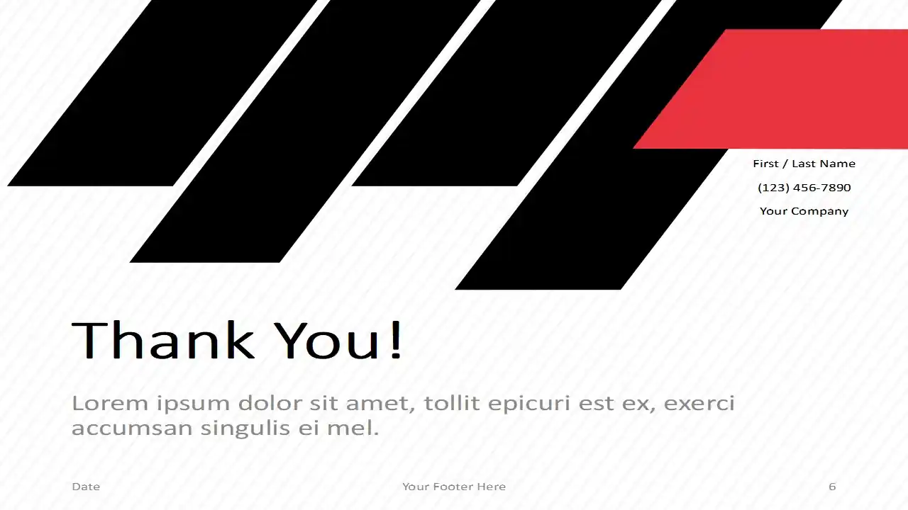 Stripes Template for PowerPoint and Google Slides
