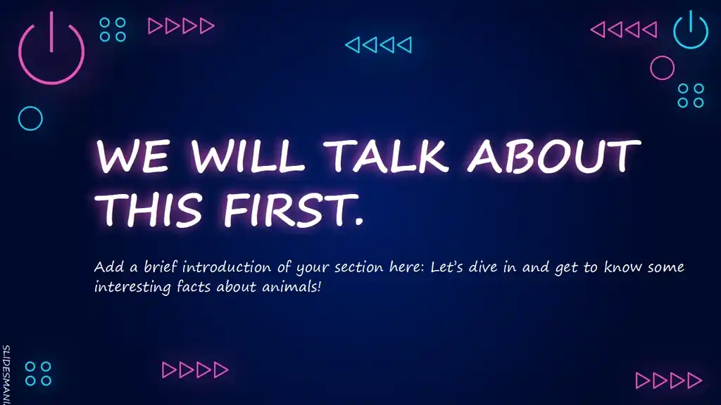 Twitch and play. Gamer presentation template.